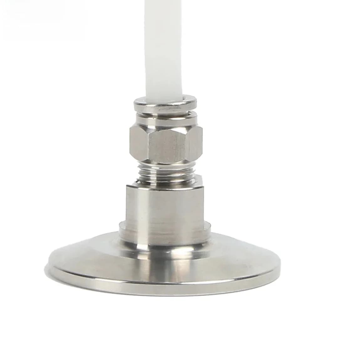 Connecteur de Tube pneumatique SS304 SS316L, Tri pince TC25.2MM-77.5MM, raccords de tuyau d'air PC 4MM-16MM, pince en acier inoxydable, Push In rapide