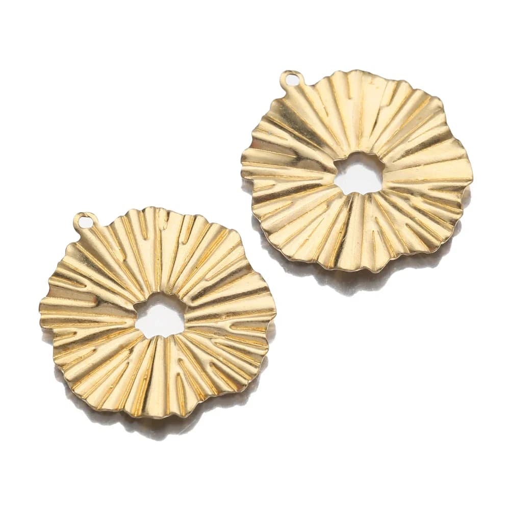 Breloques de fleurs de soleil en laiton pour femmes, boucles d'oreilles pendantes, pendentif bricolage, collier bohème vintage, bracelet bijoux, clé d'équipe, 20 pièces par lot