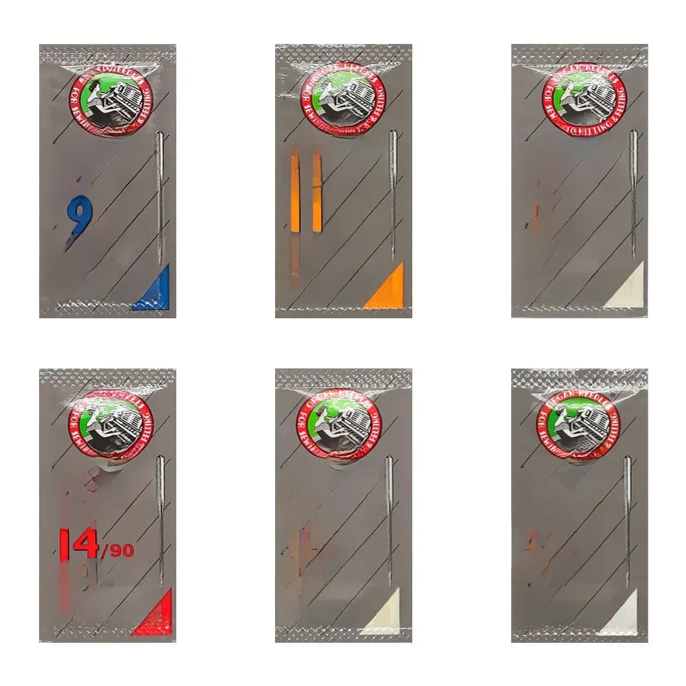 Aiguilles à coudre HAX1 pour Machine à coudre orgue, 5 pièces/paquet, pour SINGER BROTHER 9/65 11/75 12/80 14/90 Ect YJ388