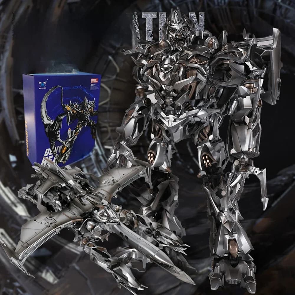 AOYI Transformation MPM08 MPM-08 LS12 LS-12 Galvatron Megotroun MGTron coeur diable surdimensionné alliage figurine Robots jouet