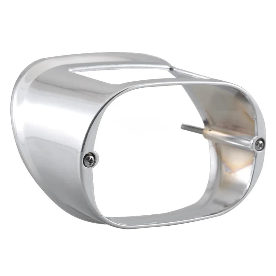 Couvercle de collier de feu arrière de moto chromé, garniture de protection pour Harley Touring XL Dyna Softail