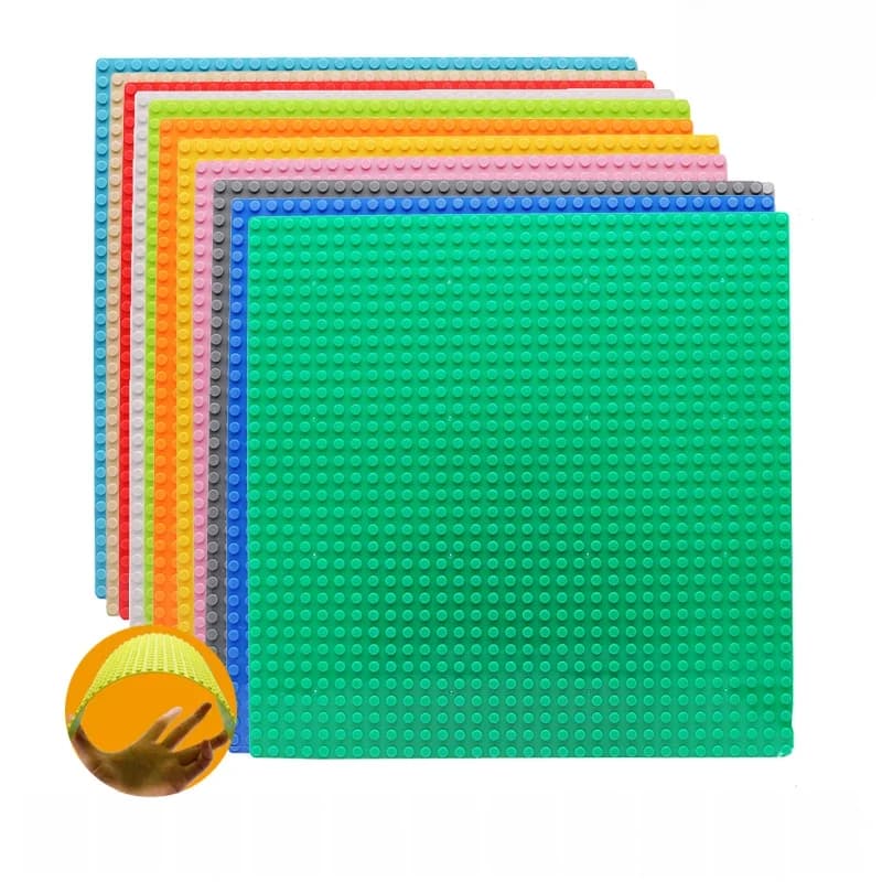 Blocs de construction classiques 32x32 32x16 points, plaque de Base MOC, briques de petite taille, pièces de plaque de Base pour figurines de ville, jouet pour enfants, 6 pièces