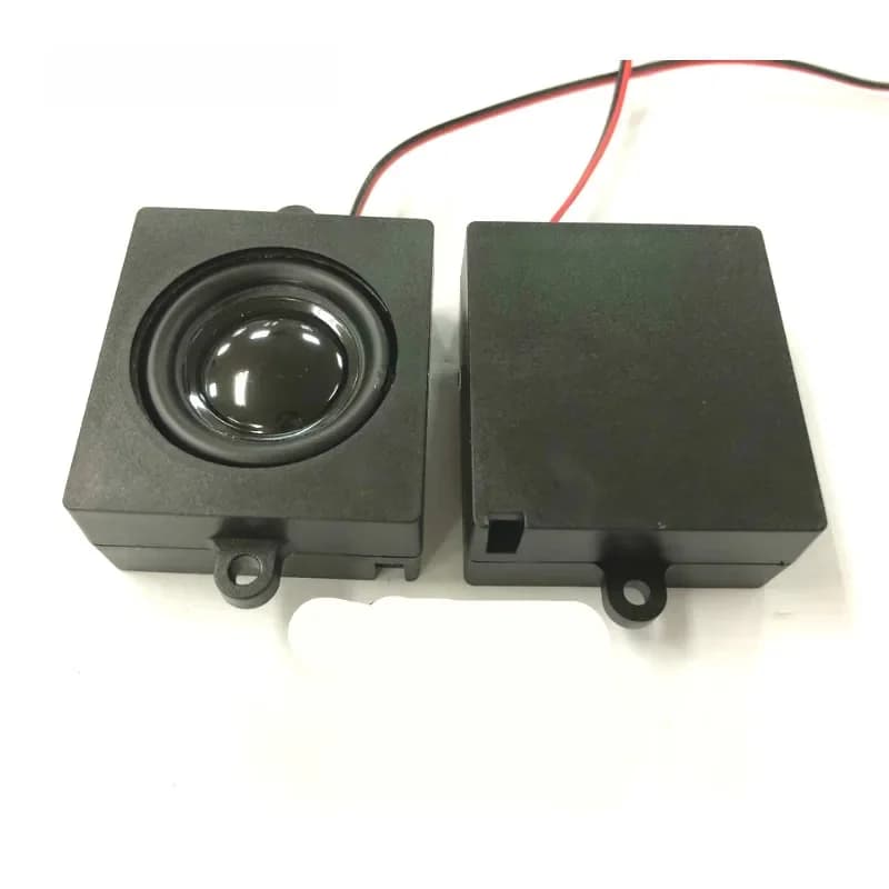 SOTAMIA 2Pcs 4550 Mini Haut-parleur Audio Passif 4,8 Ohm 5W pour Publicité, Téléviseur LCD, Ordinateur, Home Cinéma