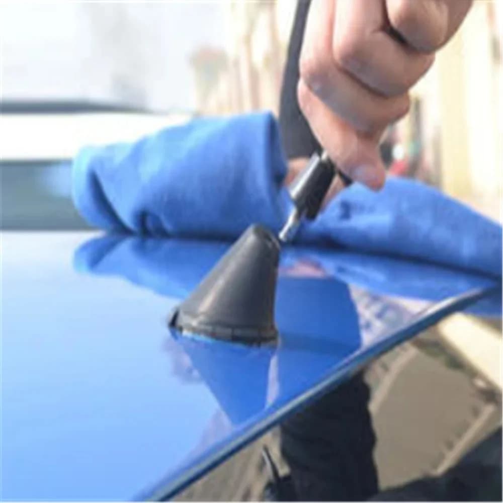 Antenne de toit de voiture en fibre de carbone, mât court et trapu, cristaux en C1, C2, C3, C4, C5, C6, C8, C4L, Elysee, Xsara, CACTUS, DS3, DS4, DS5, 4.7 pouces