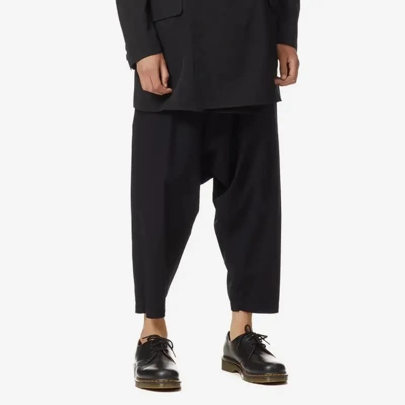 Pantalon harem à cordon de serrage pour hommes, tenue de spectacle grande taille, style de rue, hip-hop, tendance, nouvelle collection