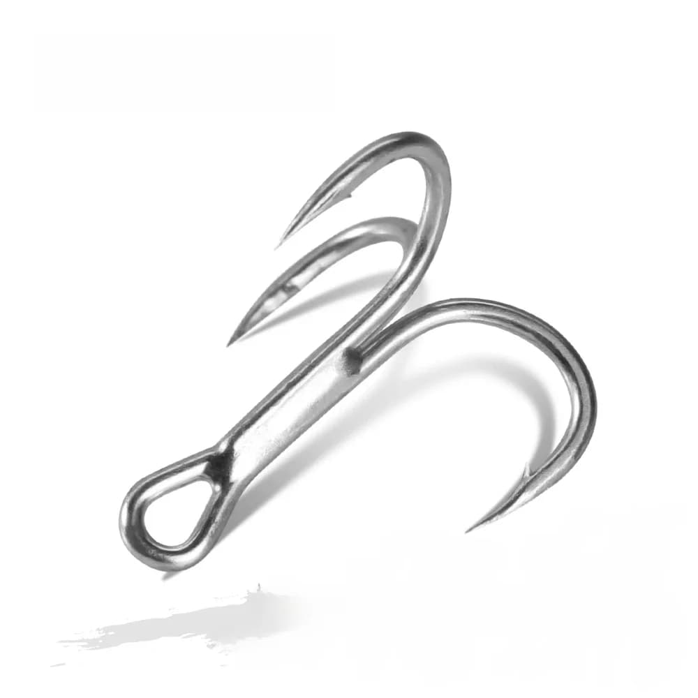 Hunthouse – hameçon triple en acier à haute teneur en carbone pour pêche en eau salée, leurre rigide, lot de 10 pièces