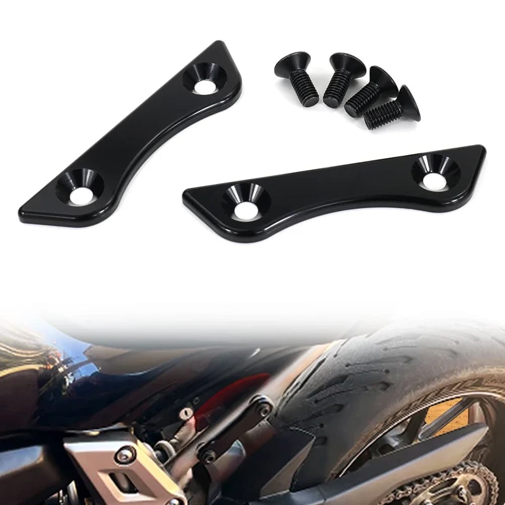 Repose-pieds CNC pour passager arrière, plaque d'obturation, couvercle de trous de cheville, Kawasaki Z900, ABS 2017-2024, Z900 2017-2021