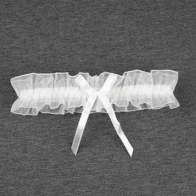 Colliers ras du cou en dentelle pour femmes, Sexy, couples, nœud Floral, fête de mariage, Cosplay, mode Lolita, anneau de cou élastique pour filles