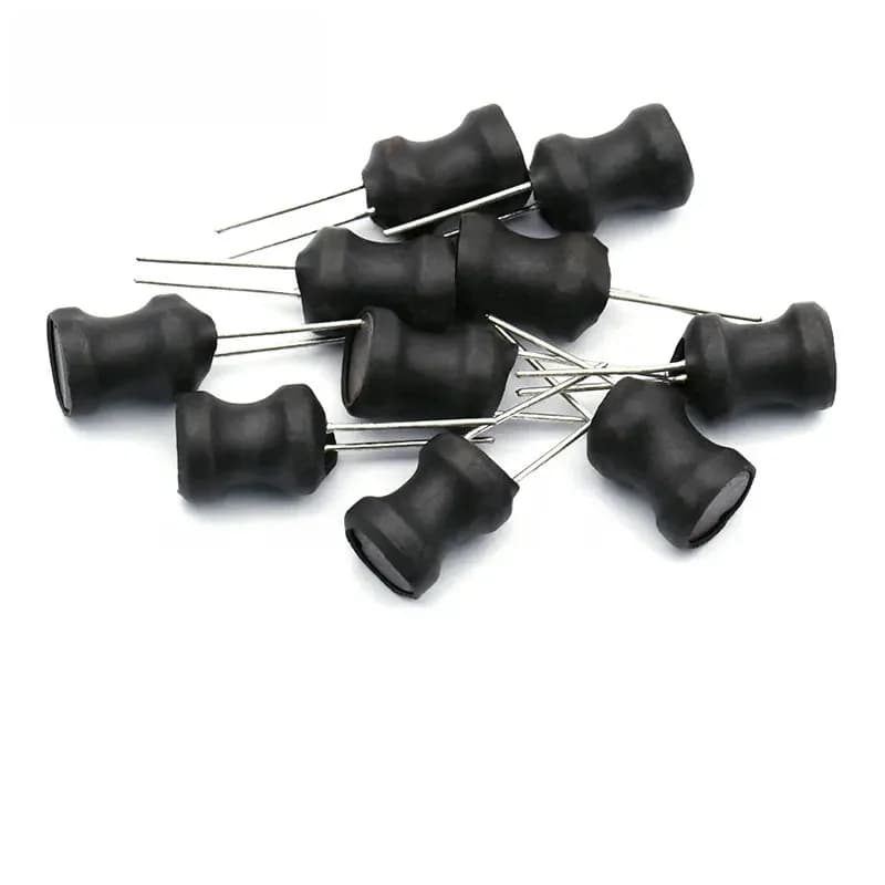 Inducteur de puissance DIP, 10/50/100 pièces, 6x8mm, 2,2uh, 4,7uh, 10uH, 22uH, 100uH, 220uH, 330uH, 470uH, 1MH, 2.2MH, 4.7MH, Inductance 6x8mm, 2 broches