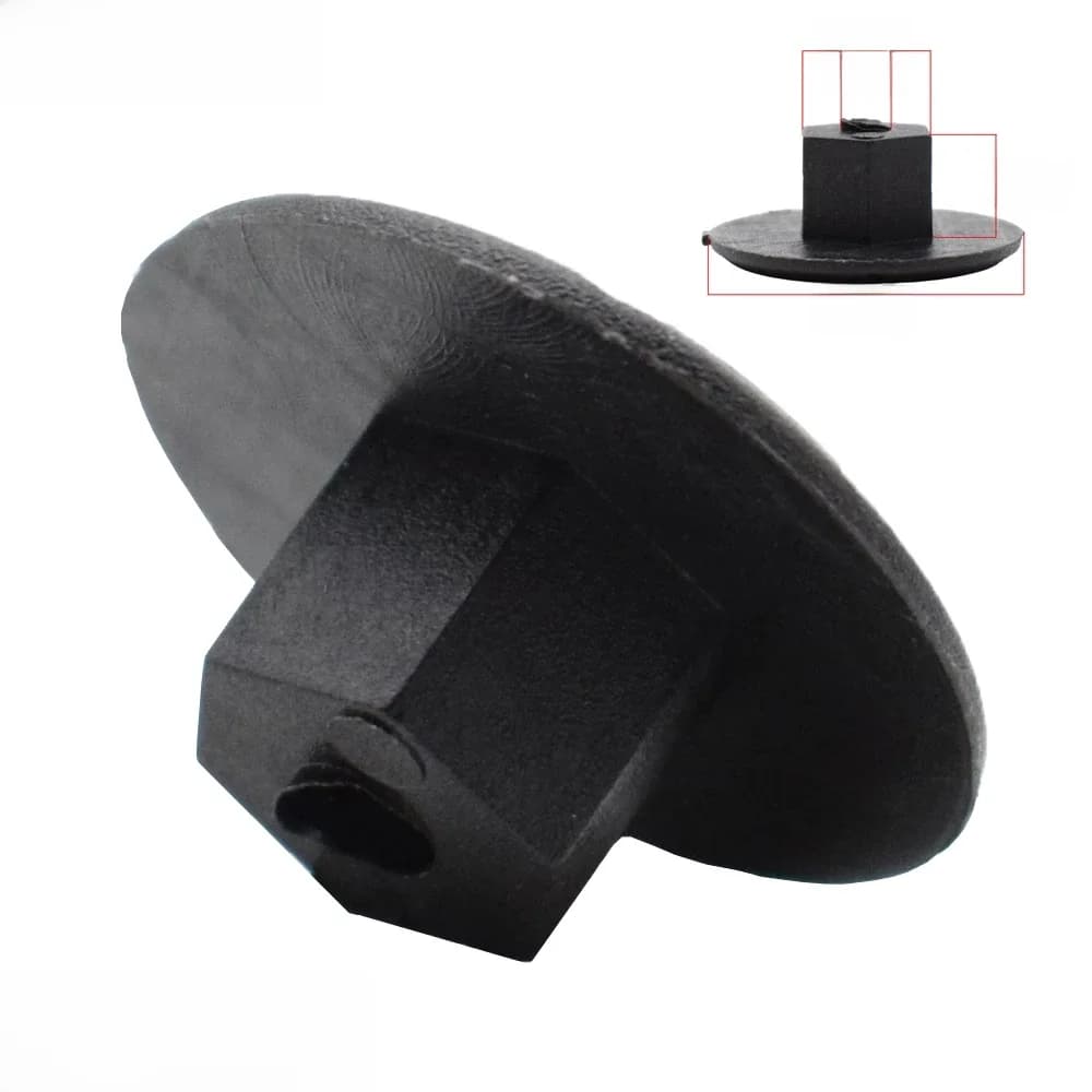 Écrou de fixation en plastique de 4mm, 10 pièces, pour Mercedes Benz, garde-boue, garde-boue, arc de roue, panneau de pare-chocs, Clip de retenue, Rivet