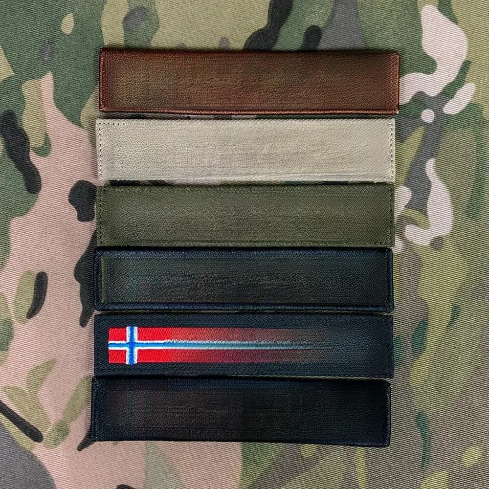 Ruban nominatif personnalisé drapeau de la norvège broderie Patch crochet et boucle Multicam vert ACU noir Tan