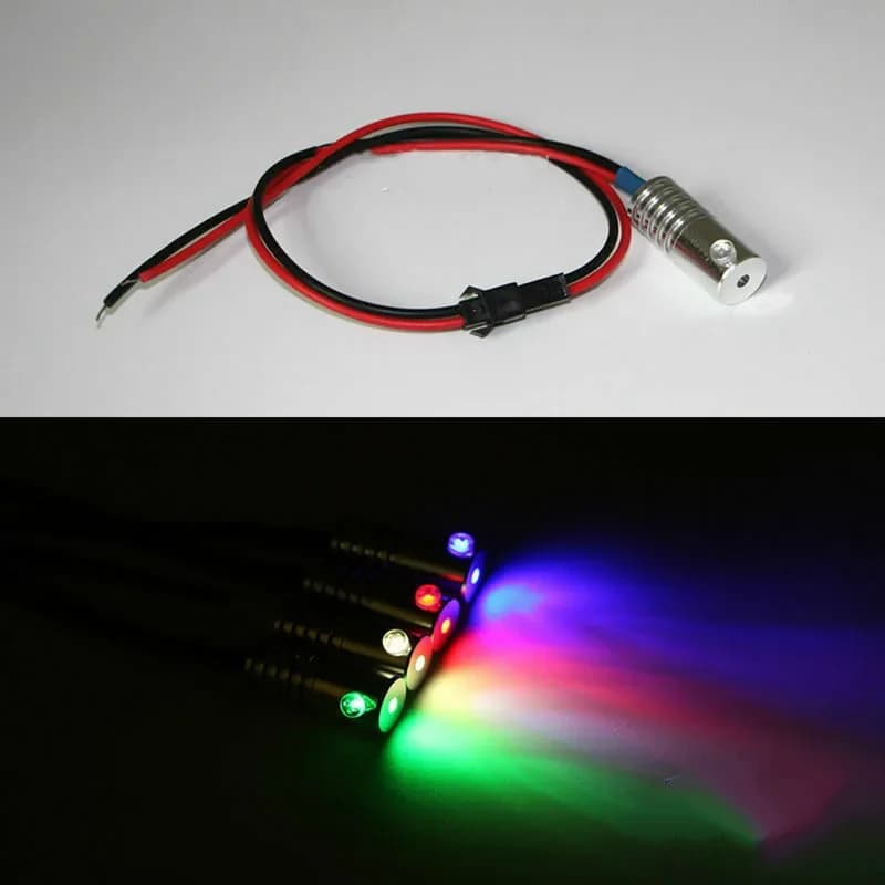 5 pièces Projecteur d'éclairage latéral à fibre optique LED 12V DC pour éclairage d'ambiance de marchepied de voiture