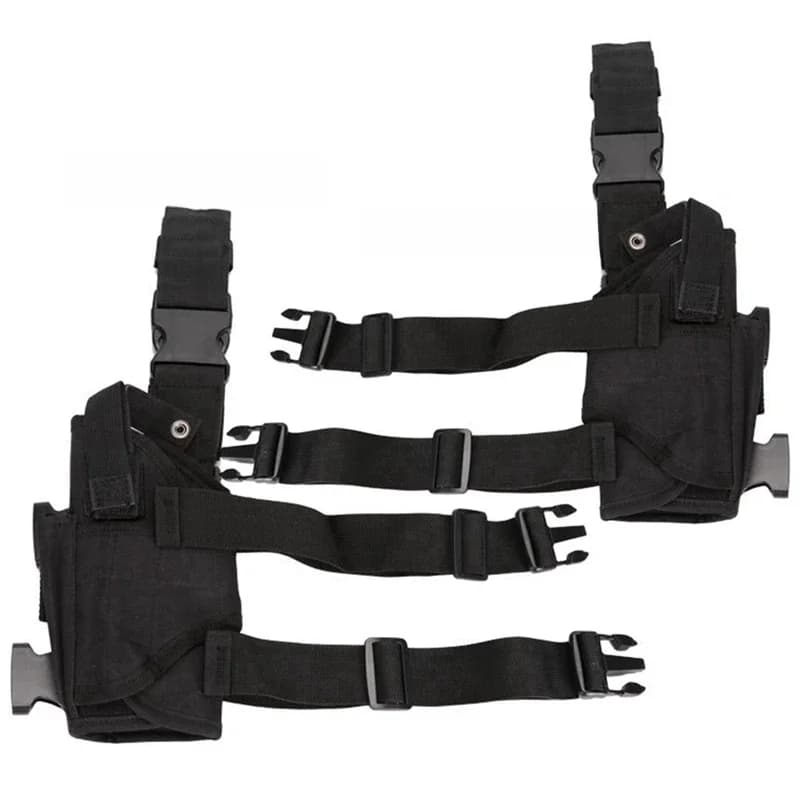 Main gauche et main droite réglable universel étanche jambe goutte Puttee jambe cuisse étui avec support de pochette magnétique