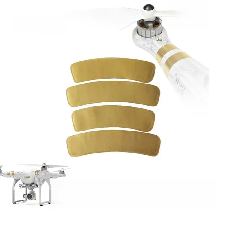 Autocollants pour DJI doré/argent/rouge, 2 pièces, pour boîtier universel, décoration, autocollant d'identification pour DJI Phantom série 3