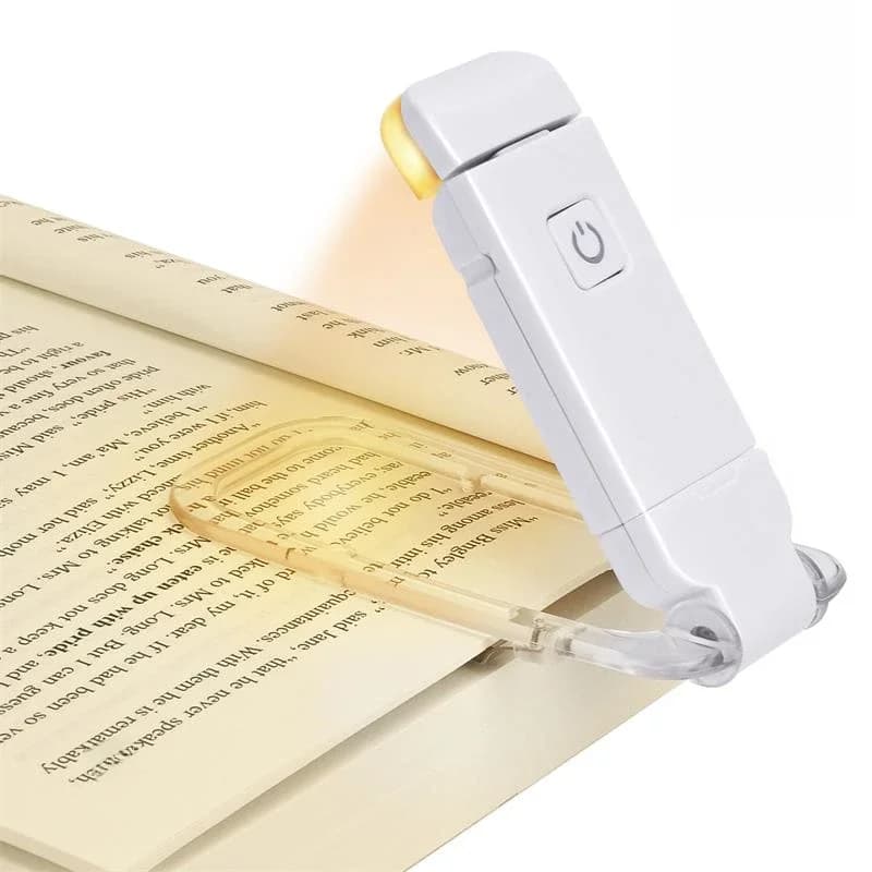 LED USB Rechargeable livre lumière lecture lumière Protection des yeux veilleuse Portable pince bureau lumière signet lire lumière lampe de nuit