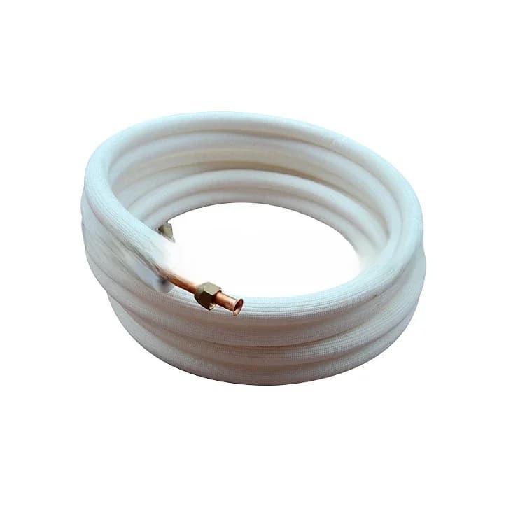 Bobine de tube en cuivre pour climatiseur, tube d'extension isolé en mousse, indispensable avec kg, 1/4 en effet, 3/8 ", 5/8", 1/2 ", 2 m, 3 m, 4 m, 5 m, 6 m, 7 m, 8 m, 9 m, 10m