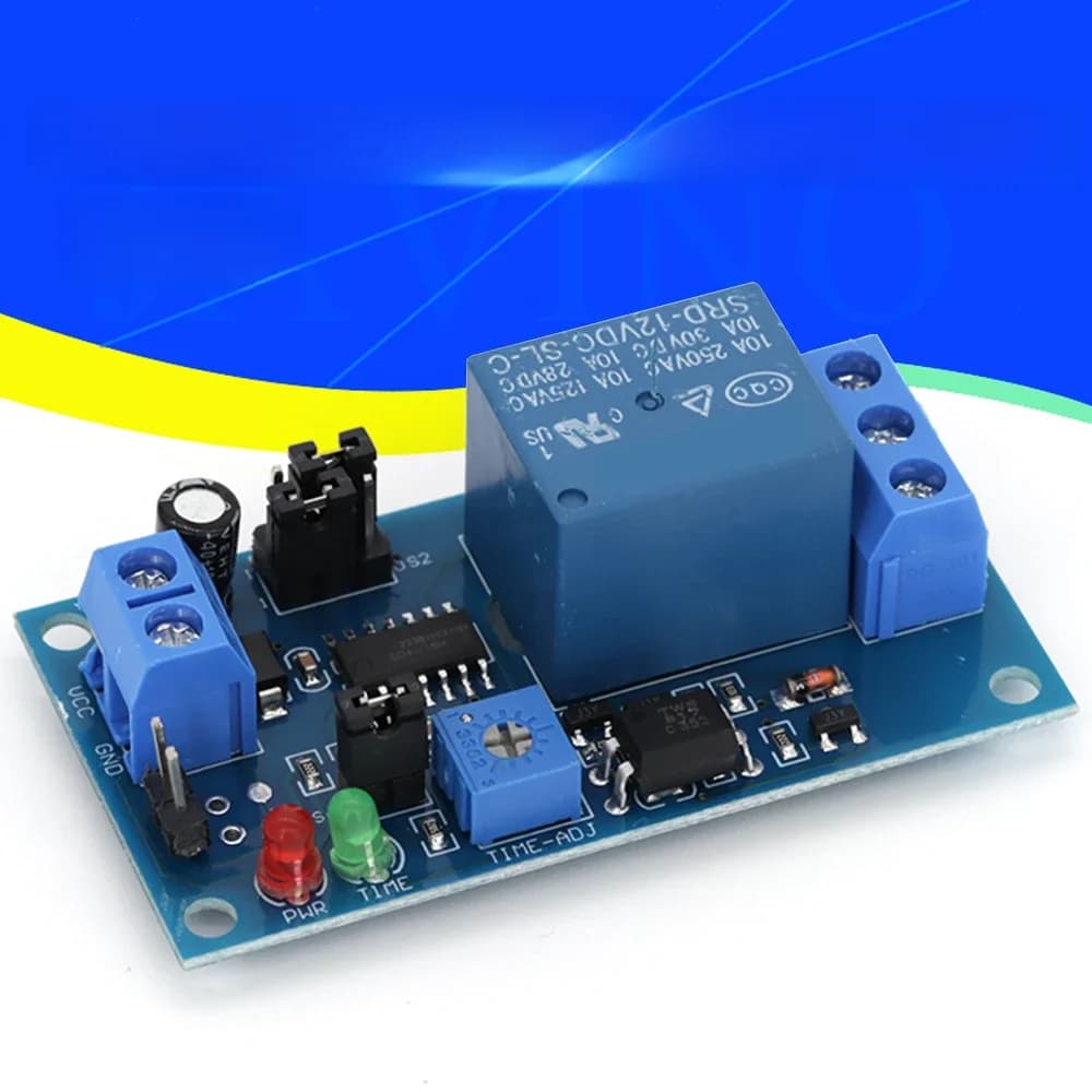 Javino – relais de retard de haute qualité, Module de commutation marche/arrêt avec minuterie DC 12V 5V Javino, 1 à 10 pièces