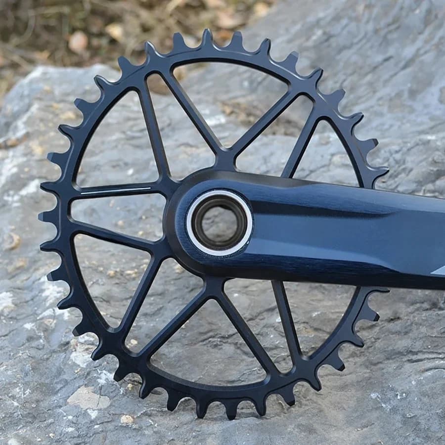Pass Quest, plateau de chaîne ovale, décalage 0 mm, plateau de vélo VTT étroit/larg, pour manivelle SHIMAN* M7100 M8100 M9100 12 vitesses