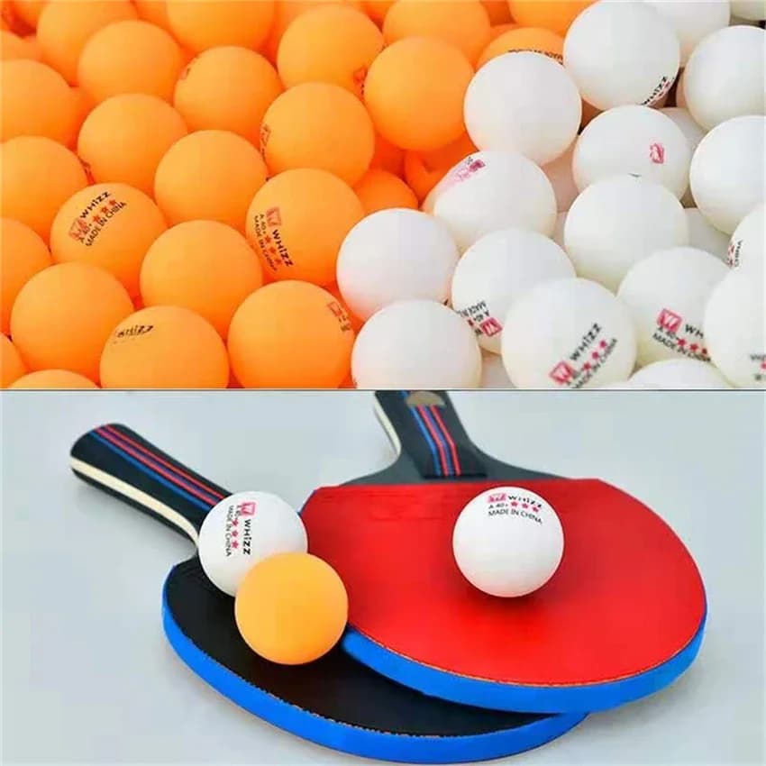 WHIZZ 3 étoiles 20 ~ 100 pièces balle de Tennis de Table balles d'entraînement Standard nationale ABS 40 + balles de Ping-Pong de haute élasticité qualité