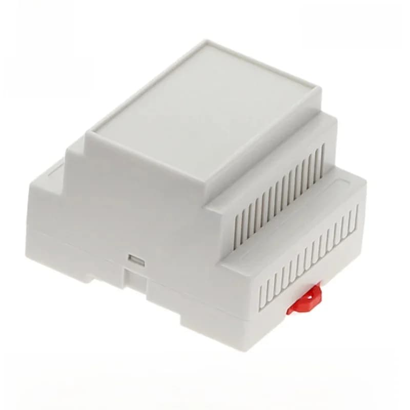 Boîtier de châssis électronique en plastique ABS, boîtier de montage sur rail 35, 4-22 DIN, 88x72x59mm, 1PC