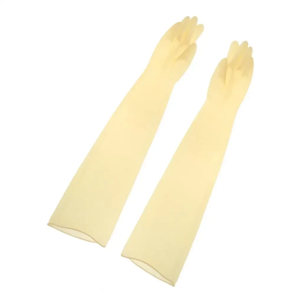 Gants en caoutchouc unisexe, 75cm, industriel, Anti acide chimique, alcalin, articles ménagers, cuisine, équipement de protection domestique, travail, sécurité