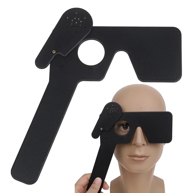 Black LorgNouveau-Occluder Multi, Occluder Hand Tool, Optometry TingTool, Sleeping Care, 17 Pin Hole