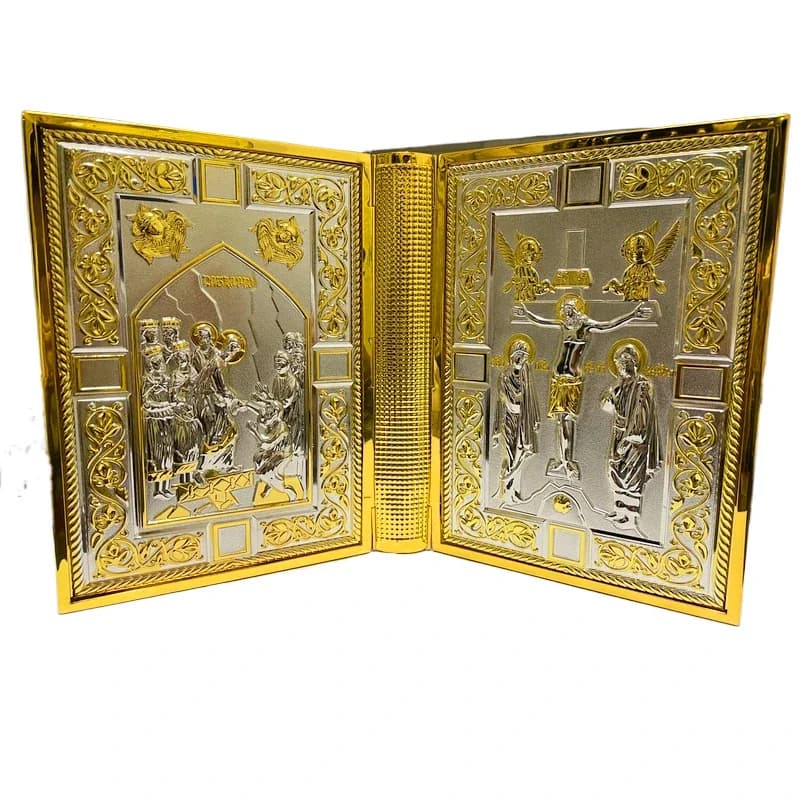 croix chrétienne déco chrétiennes croix chrétienne croix chrétienne decoration croix orthodoxe croix egyptienne jesus christ decoration croix de jesus Couverture métallique de livre béni en deux
