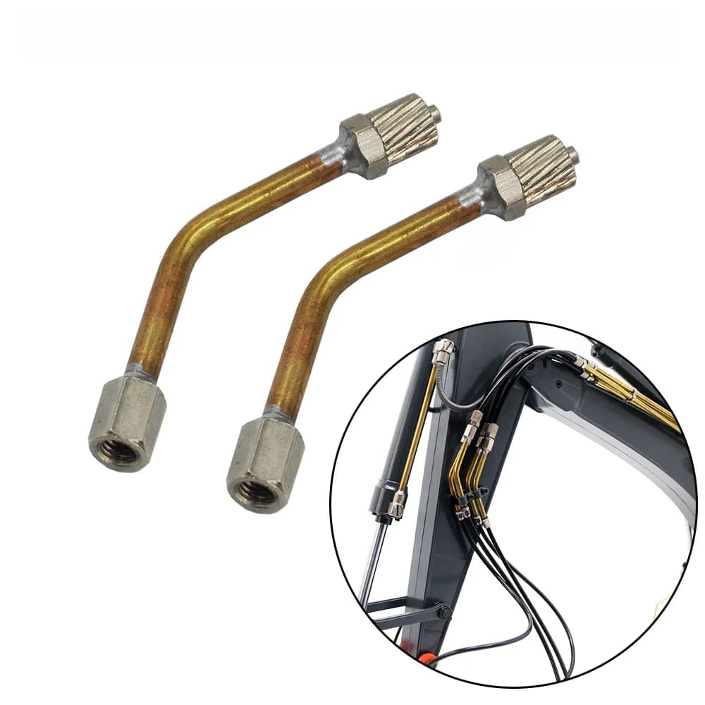 Tube en cuivre hydraulique à changement rapide, pièces EbParts, 1/14 RC, 3mm, 4mm