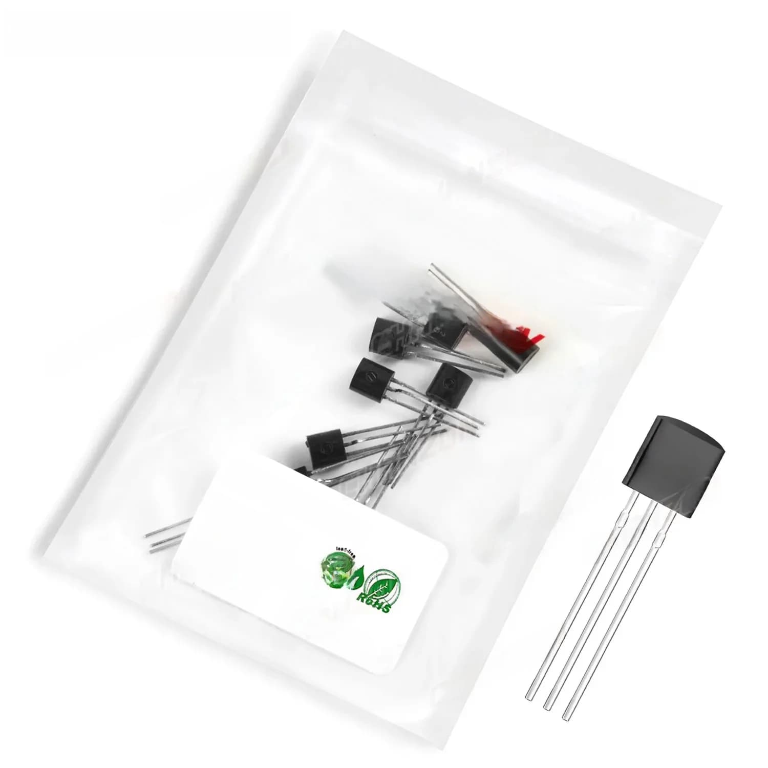 Transistor bipolaire à jonction Mosfet n-channel BS170 à-92, 10 pièces, BJT SIC, Tube Triode, 500mA, à monter soi-même