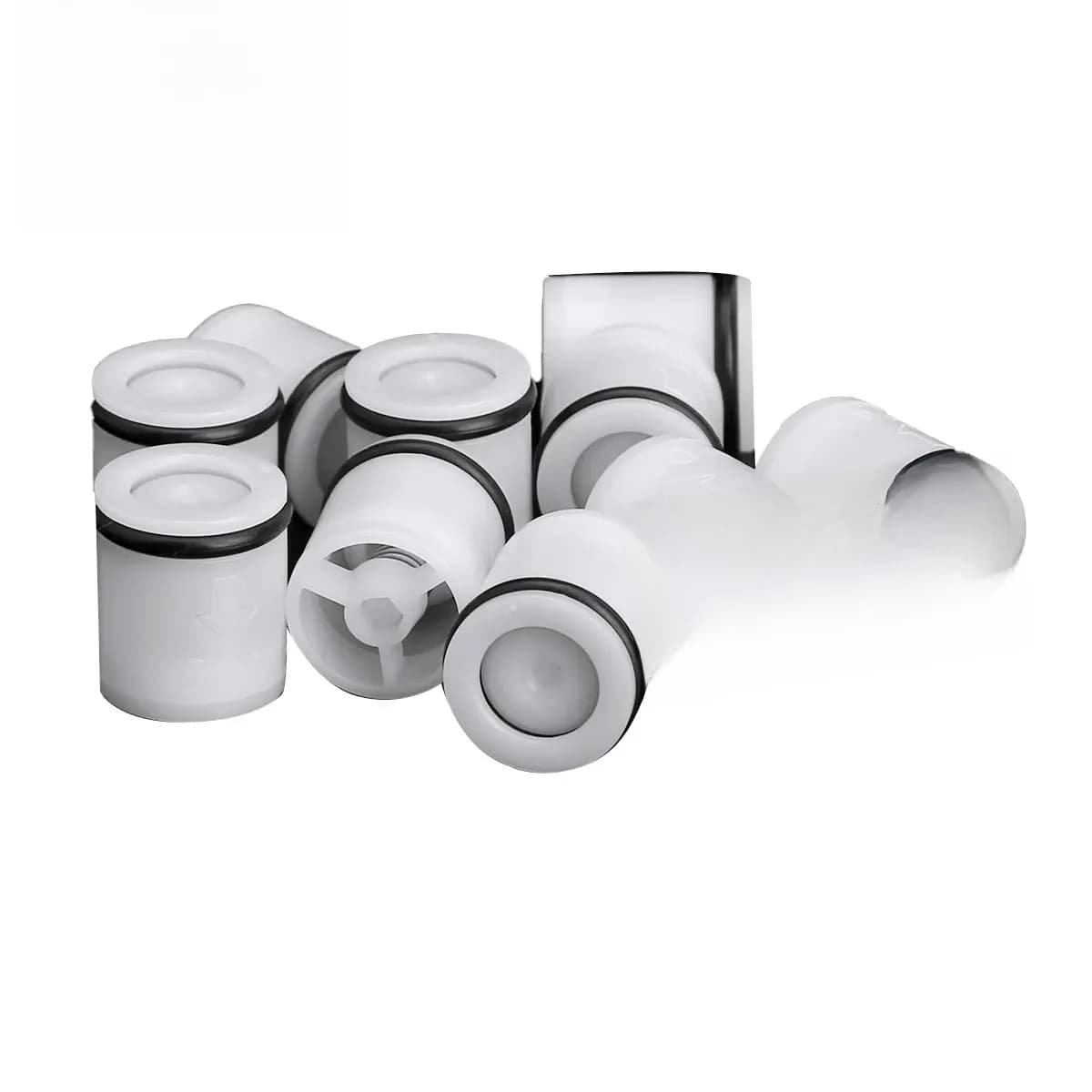 Connecteur de contrôle de chauffe-eau de jardin, 10 pièces, clapet anti-retour à ressort, pour douche en plastique, filtres de robinets