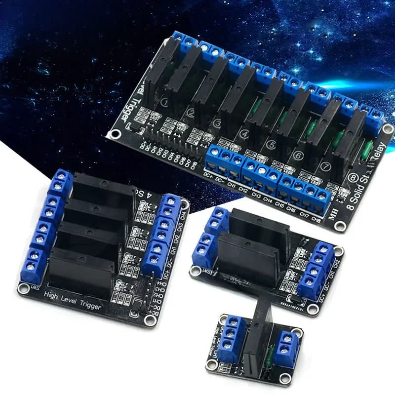 1 2 4 8 canaux 5V DC cite Tech Solid State High Level SSR AVR DSP G3MB-202P citations pour ardu37