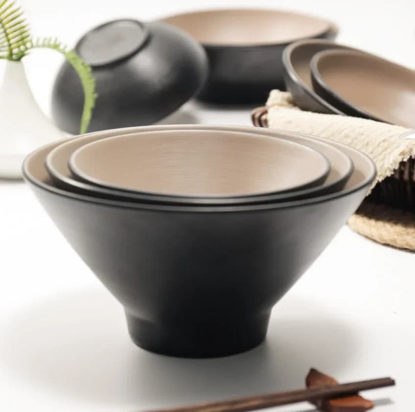 Filles à soupe japonais en mélamine, créatif en plastique pour restaurant NreluckCommercial RamenBowl