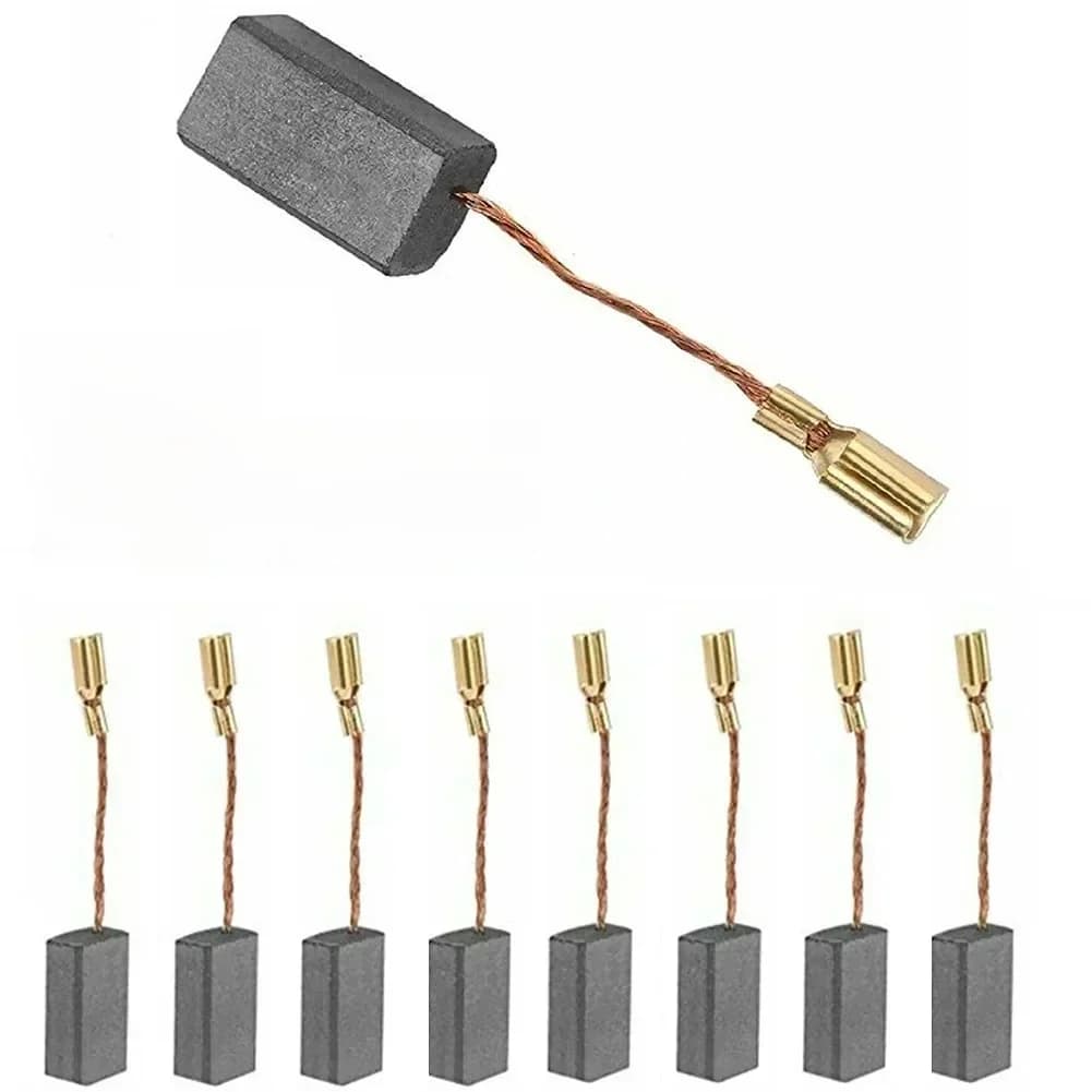 Balais de carbone pour moteur en cuivre et Graphite, 15X8X5mm, pour meuleuse d'angle Bosch, marteau électrique, outil rotatif électrique, 8 pièces/lot