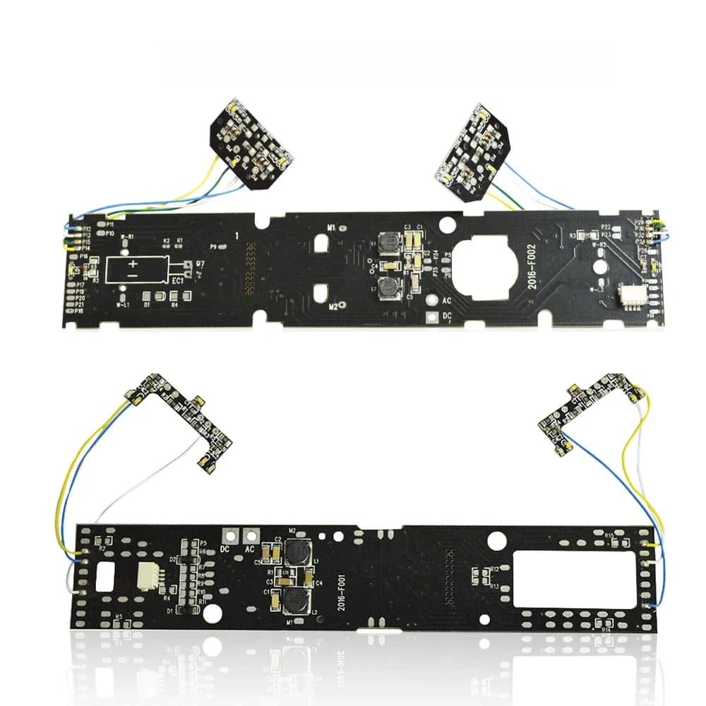 Circuit imprimé avec lumière et son, circuit imprimé, disposition ferroviaire, accessoires de train, circuit imprimé IC, 1/87, 00-Scale