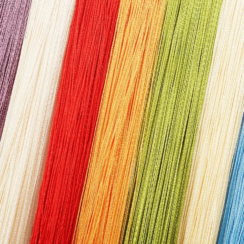 Rideaux multicolores en option, ligne de fil 100CM X 200CM, pour porte de salon, panneau de fenêtre murale, rideau à pampilles, nouveauté 2021