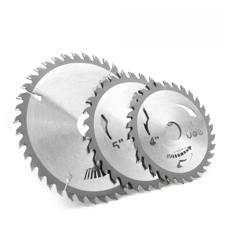 Lame de scie Double face en alliage de 4 à 9 pouces, disque de coupe circulaire, outil de perçage rotatif pour le bois, le plastique, l'aluminium et l'acier