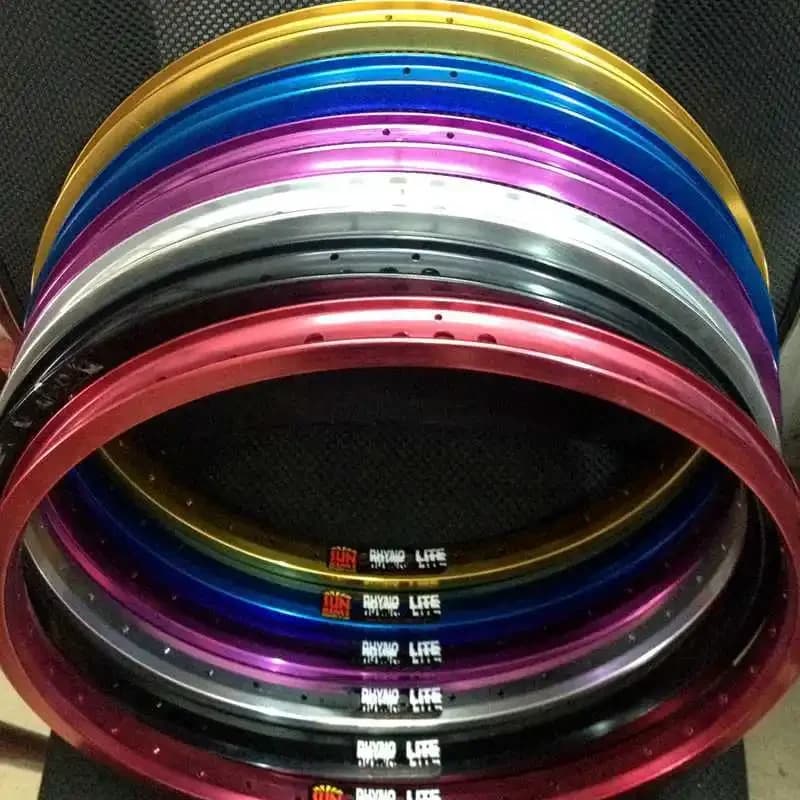 Jante de vélo colorée à double couche, roues de 20 pouces, 36 trous, pour Bmx Partners Gear Street Bike