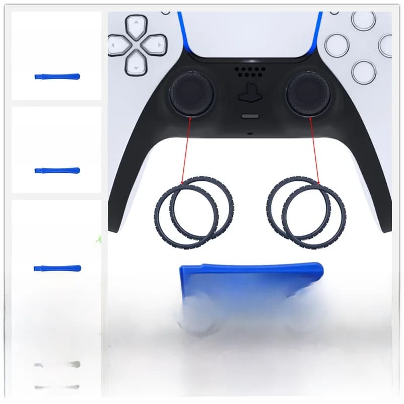 EXtremeRate-Anneaux d'accent pour manette PS5, accessoires de remplacement, manette PS5 non incluse