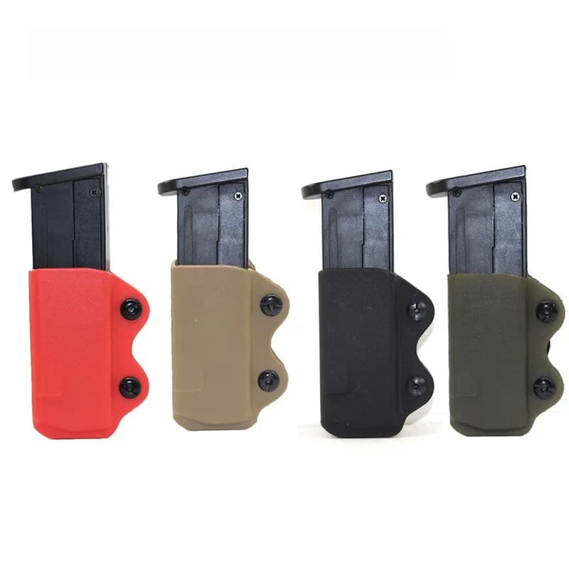 IWB/OWB Kydex pochette pour magazines pour G17 19 26/23/27/31/32/33 M9 92F G2C pochette magnétique unique accessoires