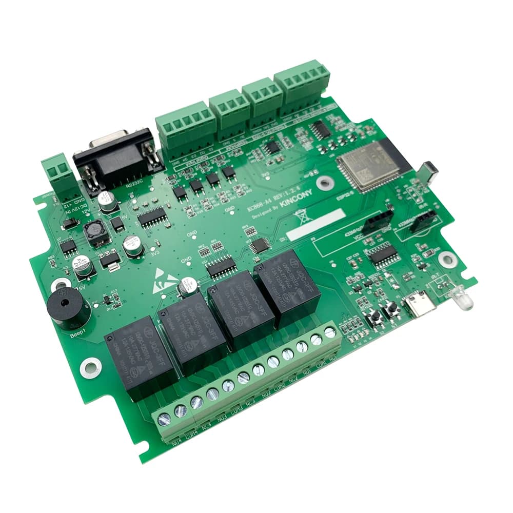 KC868-A4 carte de développement ESP32 Wifi cite Switch MQTT TCP Web HTTP ESPhome Home Assistant Tasenders un support par Ardu37IDE