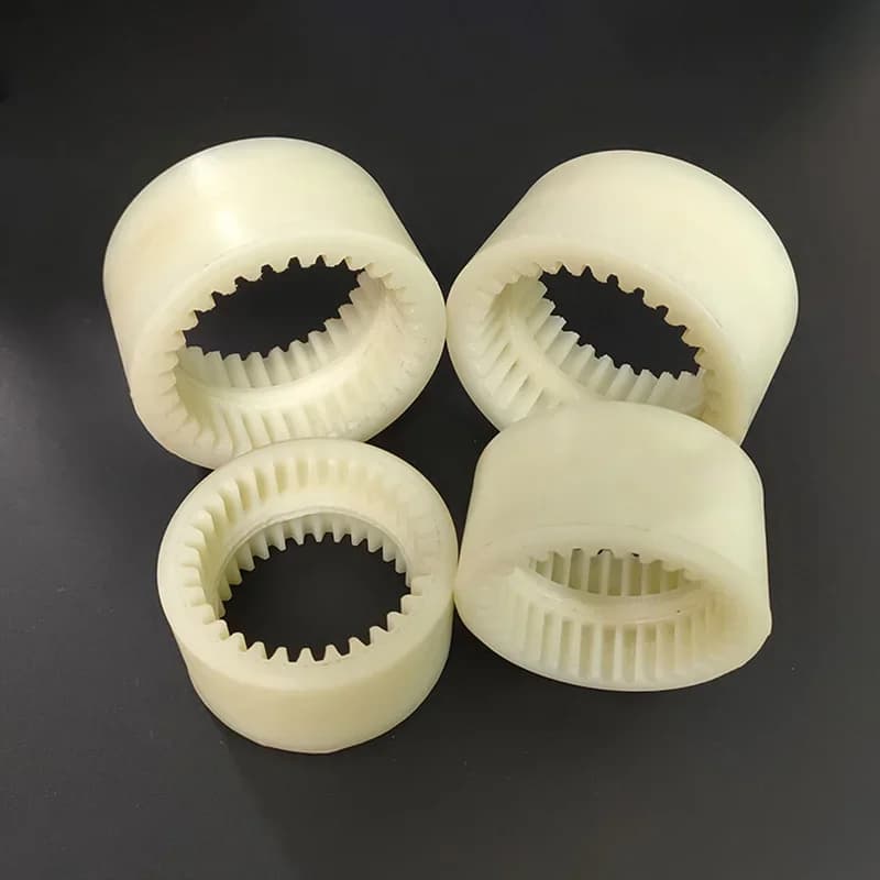 Manchon en nylon à dents intérieures, accouplement à engrenage à dents intérieures, accessoires pour pompe à huile, moteur, joint spécial, manchon de connexion à couple élevé