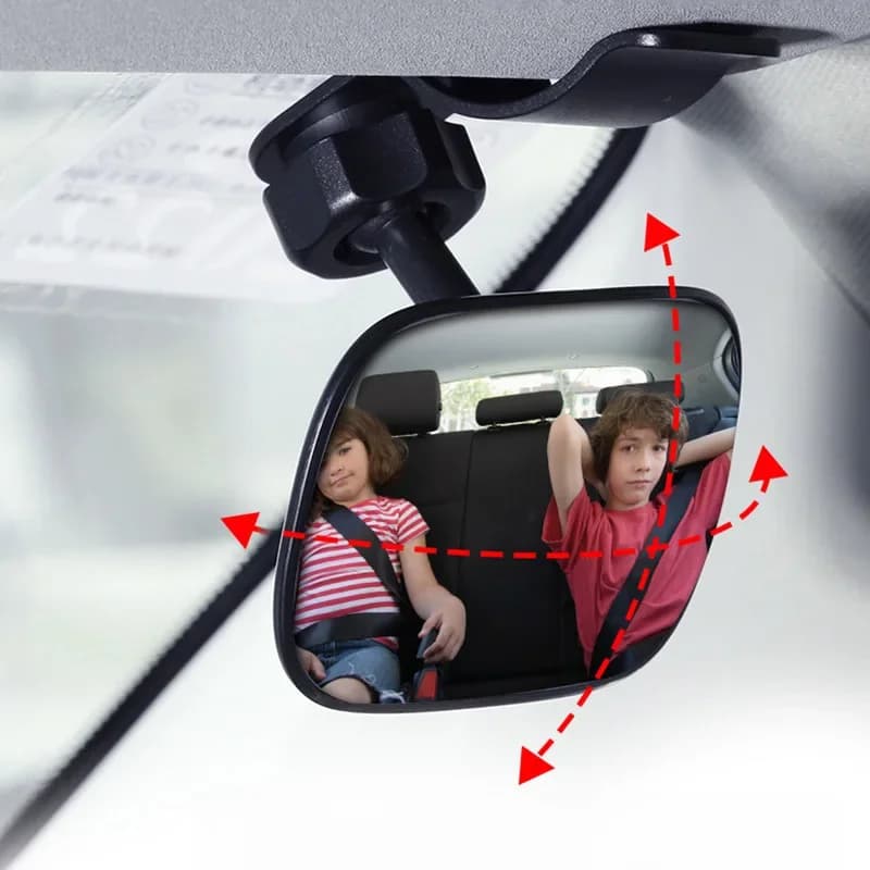 Rétroviseur de voiture de dessin animé pour bébé, siège arrière, vue arrière, sauna, support de repos pour enfants, moniteur de sécurité pour bébé, accessoires pour enfants