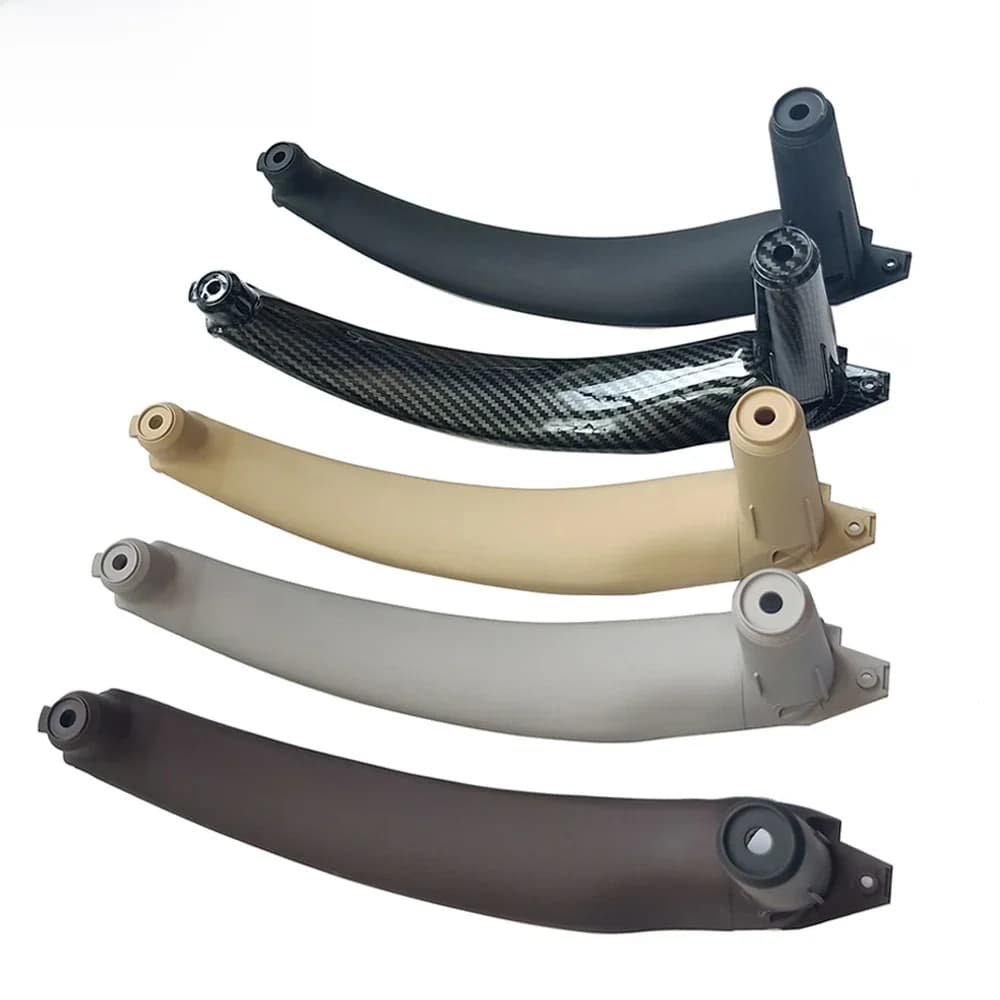 Garniture intérieure de poignée de nervure droite pour BMW, LHD, RHD, intérieur de voiture, avant, passager arrière, magasins de porte, X5, X6, E70, E71, E72, 2007-2014
