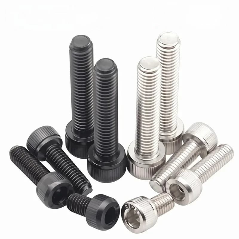 Vis à tête hexagonale M3 M4 M5 M6 M8 M1.4M1.6 M2 M2.5 A2 304, capuchon en acier inoxydable, tête Allen Blot Grade 12.9 noir DIN912