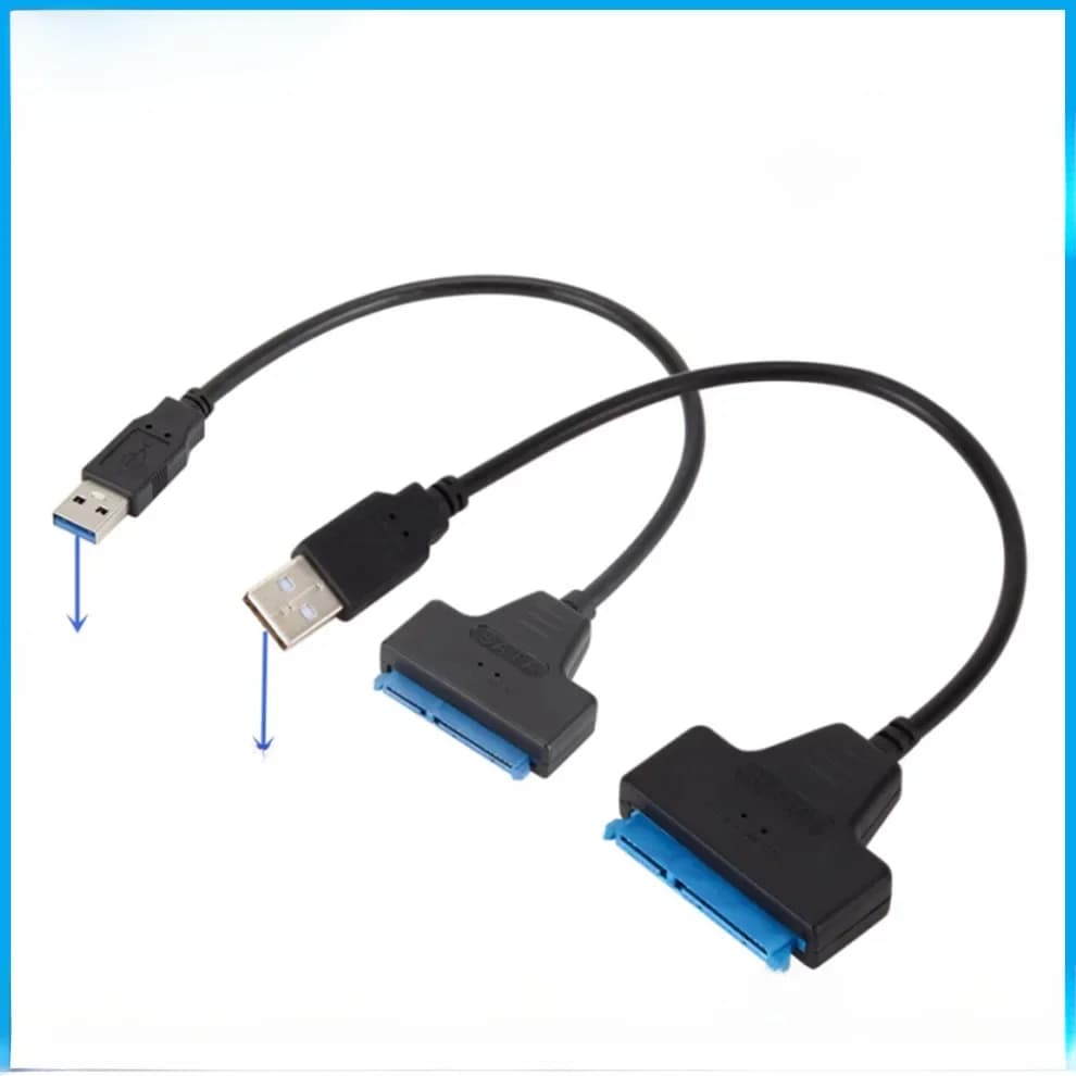 Câble Usb Sata 3 vers Usb 3.0 /2.0/3.1 câbles adaptateurs connecteurs Usb Sata câble adaptateur Support 2.5 pouces Ssd disque dur Hdd