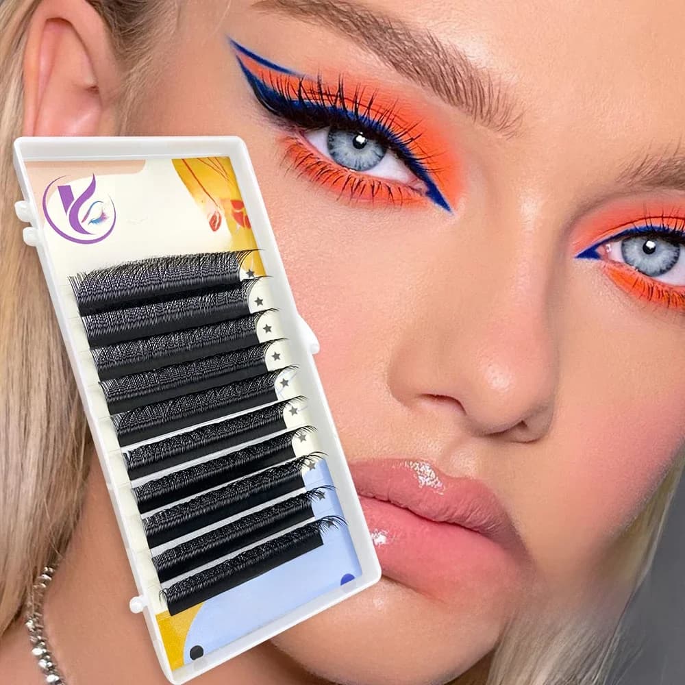 Lakanaku Y cils cils et Volume faux cils brésiliens fournitures YY Cilios Faux cils de vison Extension de cils en forme de Y
