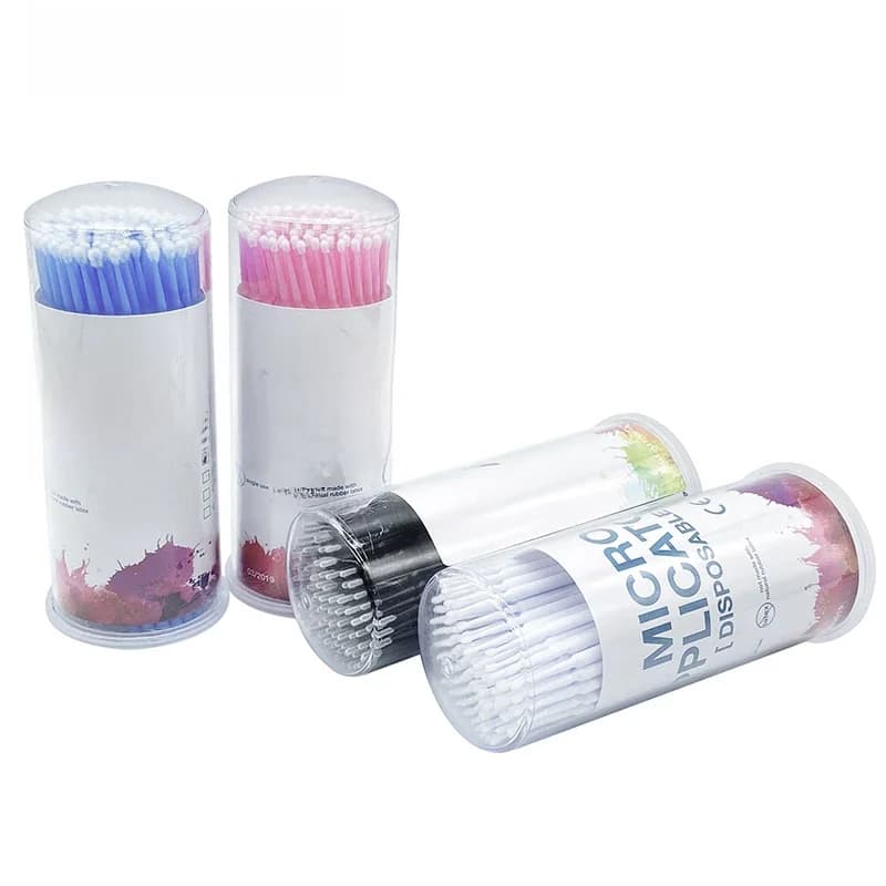 Micro brosses dentaires jetables, applicateurs, Micro brosse, outils d'extension pour dentisterie, matériaux pour dentiste, 100 pièces/bouteille