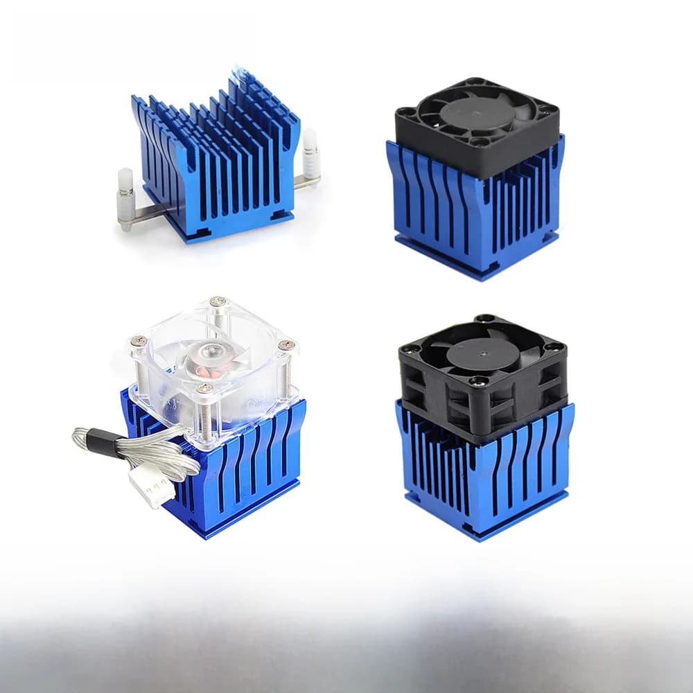 1 pièces bricolage aluminium Northbridge dissipateur thermique refroidisseur carte mère radiateur avec 40mm ventilateur 12V 40x40x10mm 40x40x20mm ventilateur de refroidissement