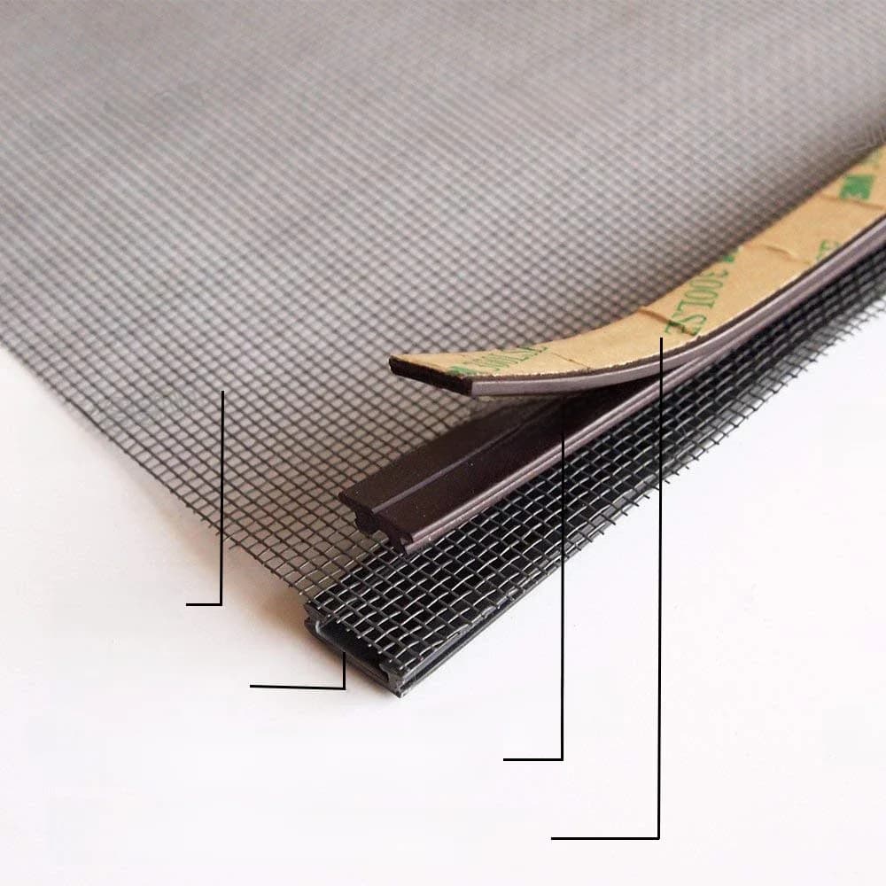 Écran de fenêtre magnétique amovible réglable pour camping-cars, filet moustiquaire invisible lavable, bricolage personnalisé