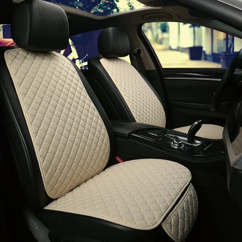 AREX-Juste de Protection de Siège de Voiture en Lin Polymères, Coussin de Dossier Avant, Style Nikexistent pour Camion SUV ou Van